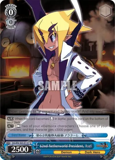 62nd Netherworld President, Axel