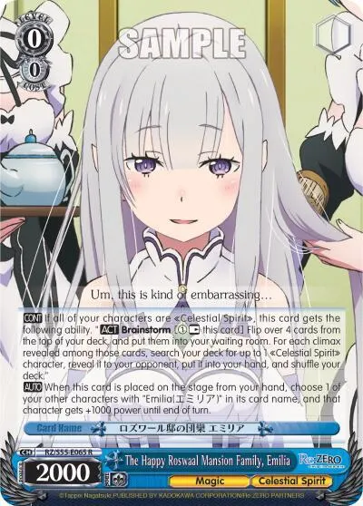 The Happy Roswaal Mansion Family, Emilia