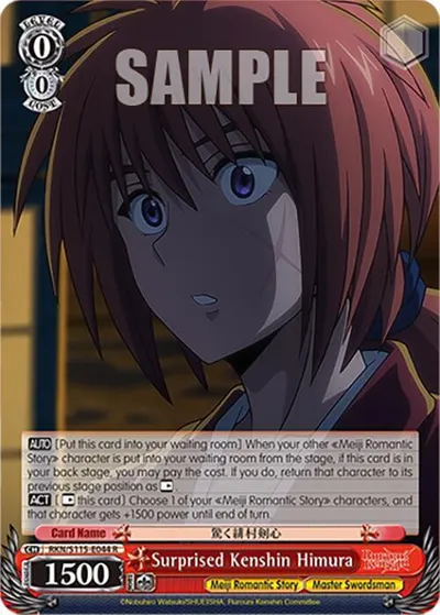 Surprised Kenshin Himura