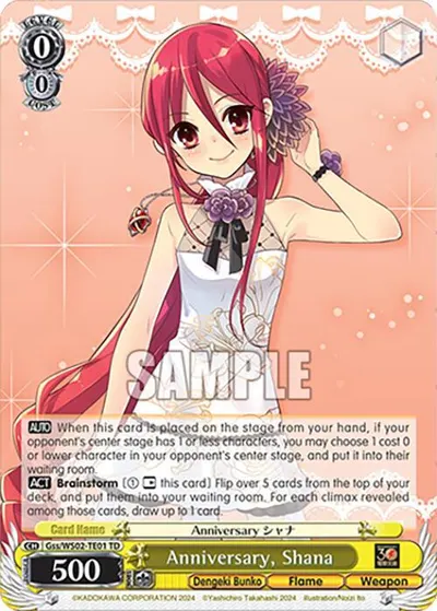Anniversary, Shana