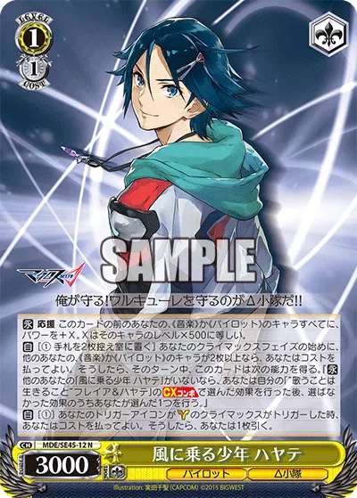 Youth Who Rides the Wind, Hayate
