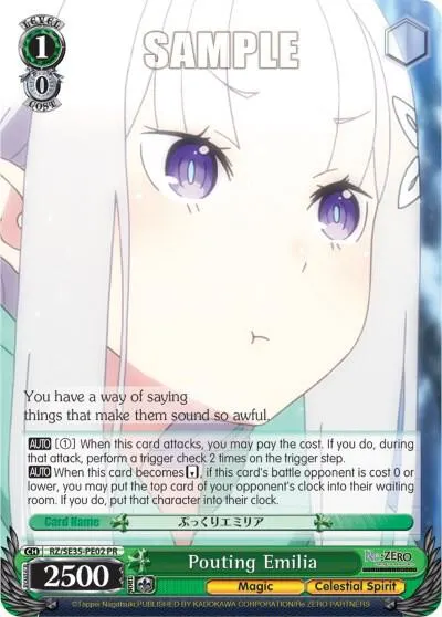 Pouting Emilia