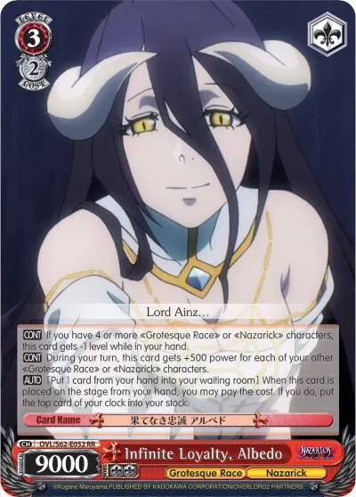 Infinite Loyalty, Albedo
