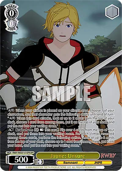 Jaune: Unsure (OFR)