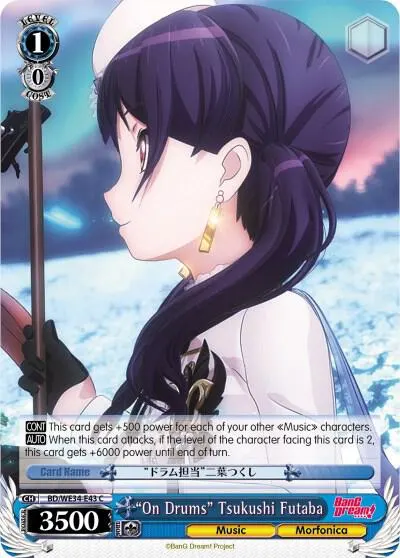 "On Drums" Tsukushi Futaba