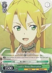 Leafa's Sharp Observation