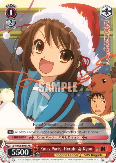 Xmas Party, Haruhi & Kyon