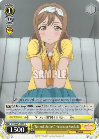 "Normal Clothes" Hanamaru Kunikida