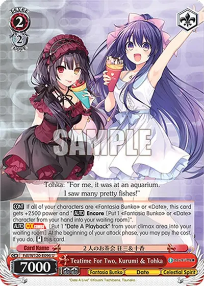 Teatime For Two, Kurumi & Tohka
