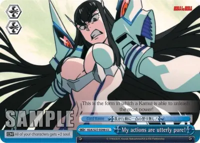 My actions are utterly pure!