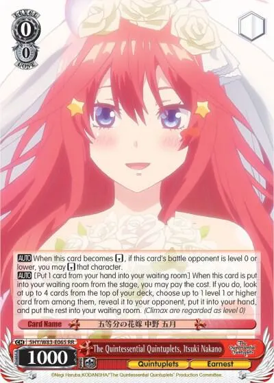 The Quintessential Quintuplets, Itsuki Nakano