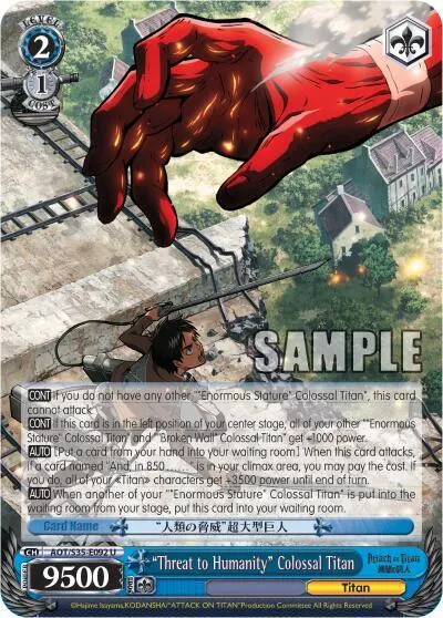 "Threat to Humanity" Colossal Titan