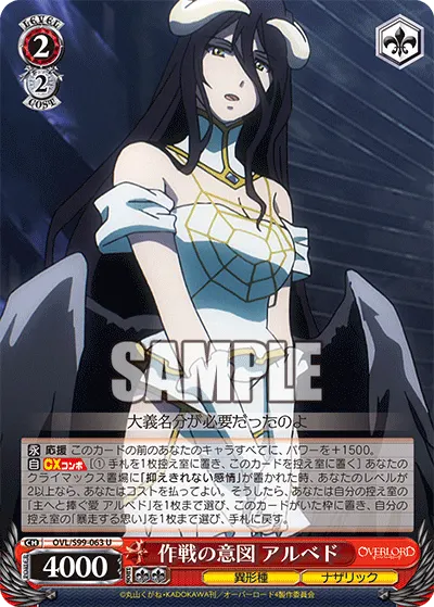 Intent of the Operation, Albedo