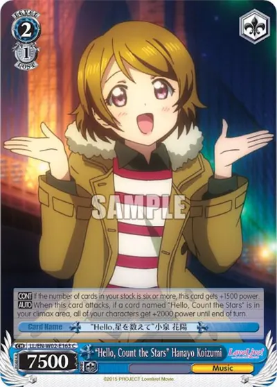 "Hello, Count the Stars" Hanayo Koizumi