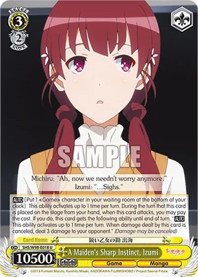 A Maiden's Sharp Instinct, Izumi