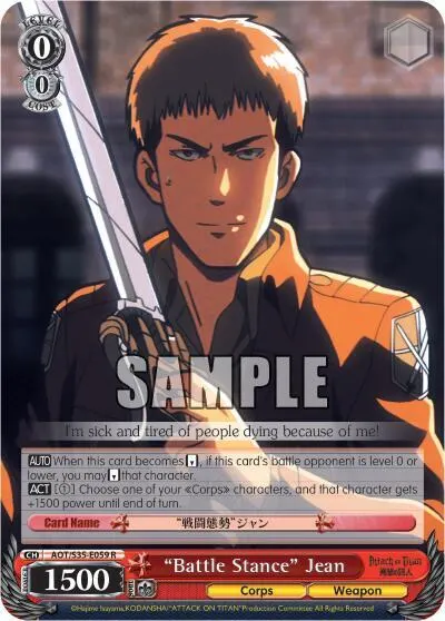 "Battle Stance" Jean