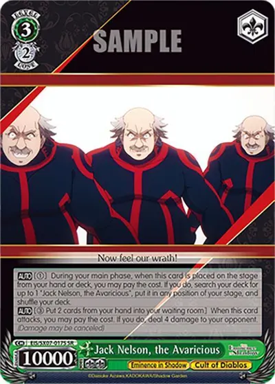 Jack Nelson, the Avaricious (SR)