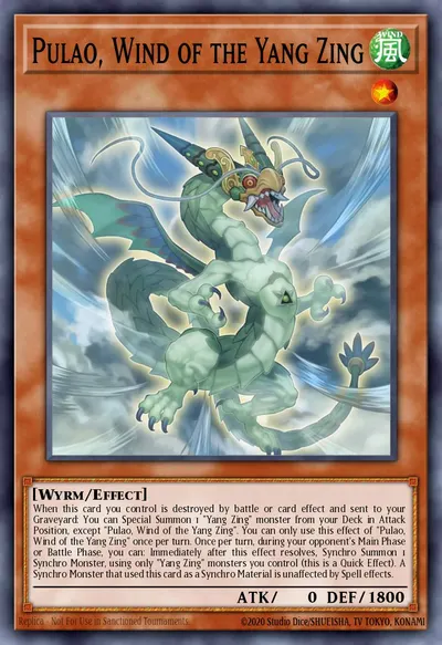 Pulao, Wind of the Yang Zing