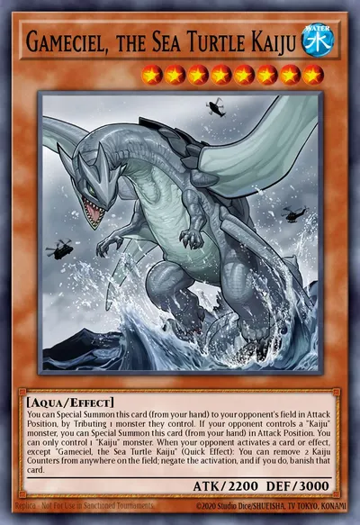 Gameciel, the Sea Turtle Kaiju