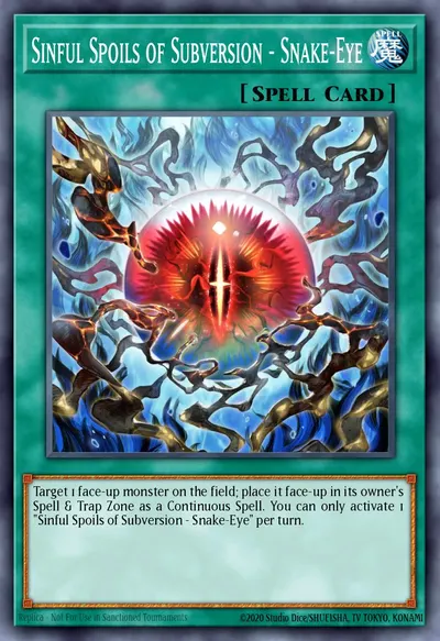 Sinful Spoils of Subversion - Snake-Eye