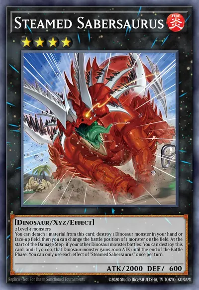 Steamed Sabersaurus