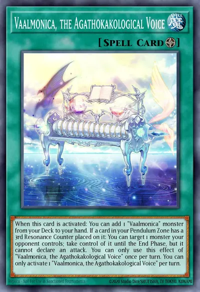 Vaalmonica, the Agathokakological Voice