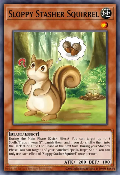 Sloppy Stasher Squirrel