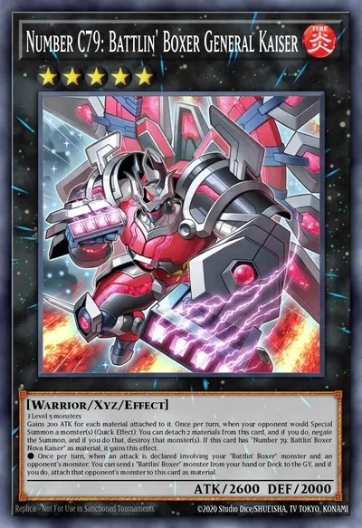 Number C79: Battlin' Boxer General Kaiser