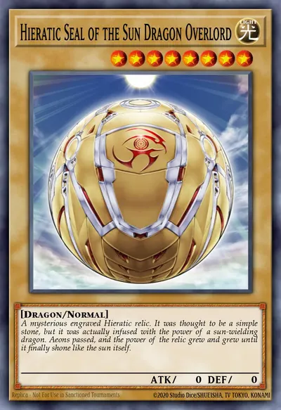 Hieratic Seal of the Sun Dragon Overlord