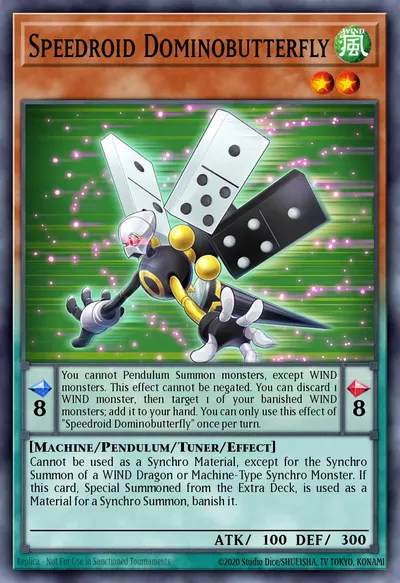Speedroid Dominobutterfly