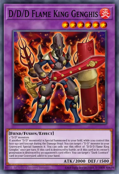 D/D/D Flame King Genghis