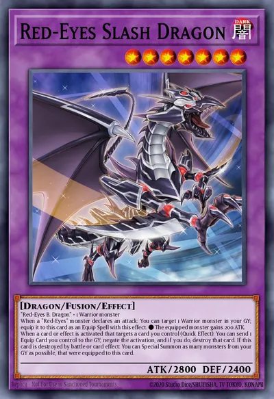 Red-Eyes Slash Dragon