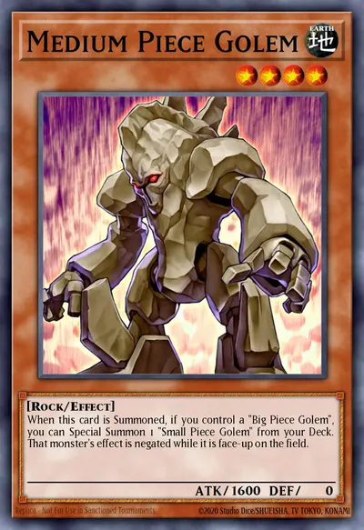 Medium Piece Golem
