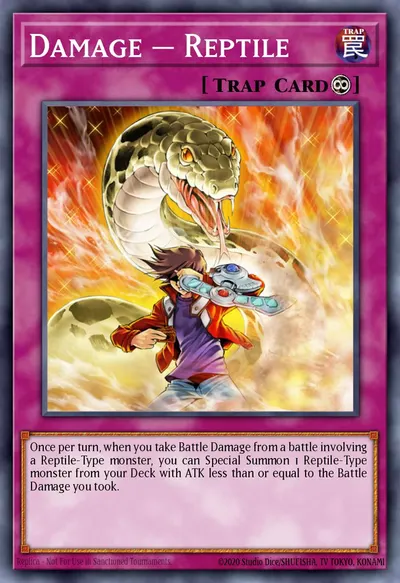 Damage = Reptile
