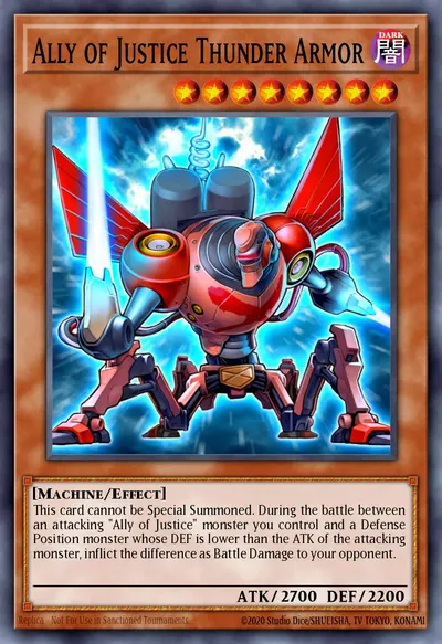 Ally of Justice Thunder Armor