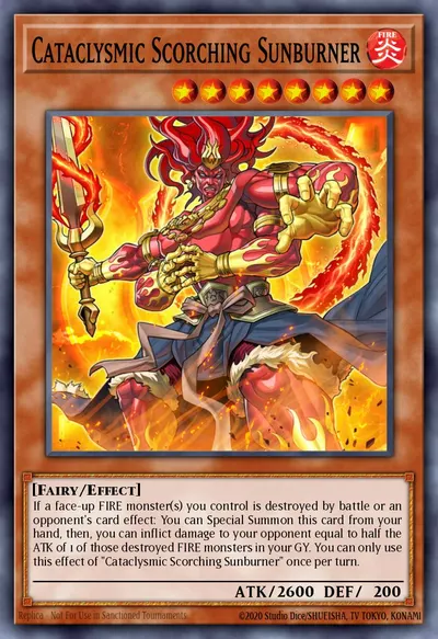 Cataclysmic Scorching Sunburner