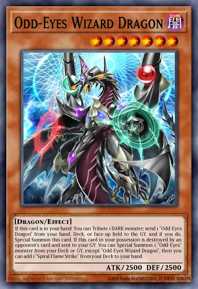 Odd-Eyes Wizard Dragon