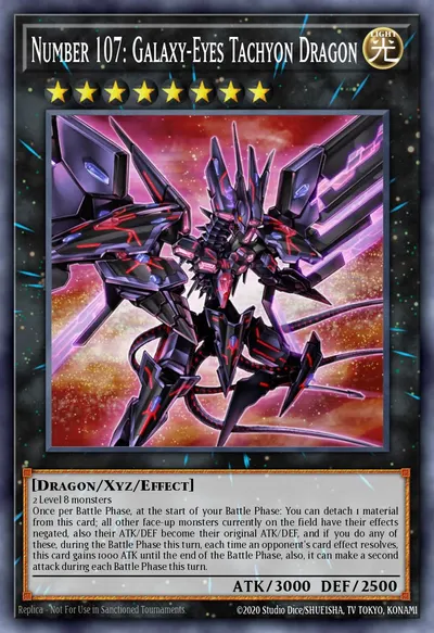 Number 107: Galaxy-Eyes Tachyon Dragon