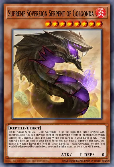 Supreme Sovereign Serpent of Golgonda