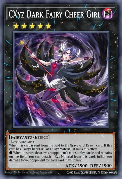 CXyz Dark Fairy Cheer Girl