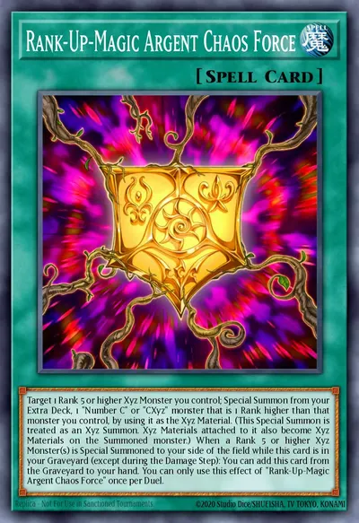 Rank-Up-Magic Argent Chaos Force