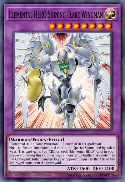 Elemental HERO Shining Flare Wingman