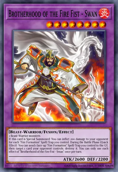 Brotherhood of the Fire Fist - Swan