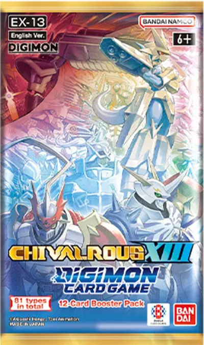 Digimon Card Game: EX-13 Extra Booster Chivalrous XIII Pack