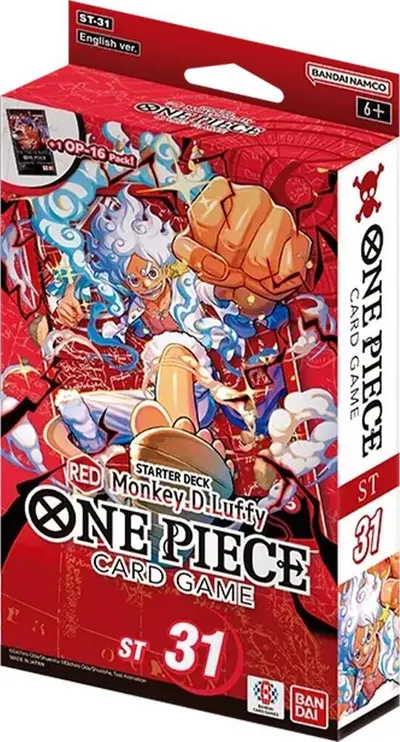 One Piece TCG: ST-31 RED Monkey.D.Luffy Starter Deck