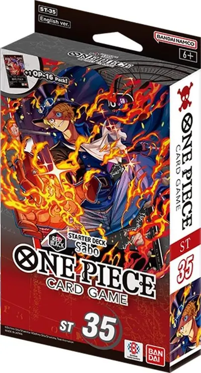 One Piece TCG: ST-35 RED/BLACK Sabo Starter Deck