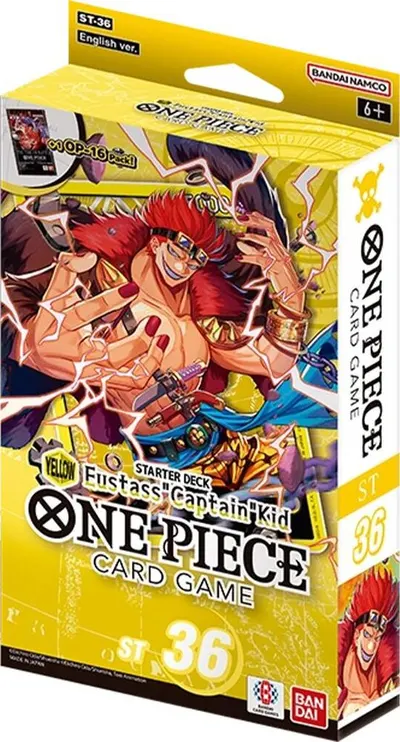 One Piece TCG: ST-36 YELLOW Eustass Captain Kid Starter Deck