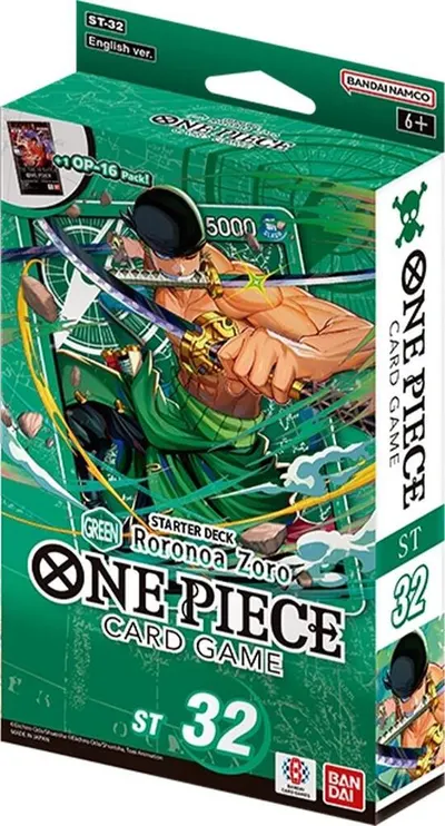 One Piece TCG: ST-32 GREEN Roronoa Zoro Starter Deck