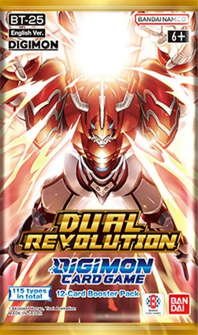 Digimon Card Game: BT-25 Dual Revolution Booster Pack