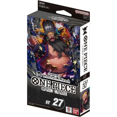 One Piece TCG: ST-27 BLACK Marshall.D.Teach Starter Deck